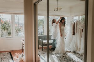 A glimpse behind the scenes of Harriett Falvey's latest collection